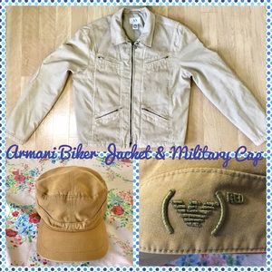 Armani AX Jacket & Emporio Armani Hat Combo